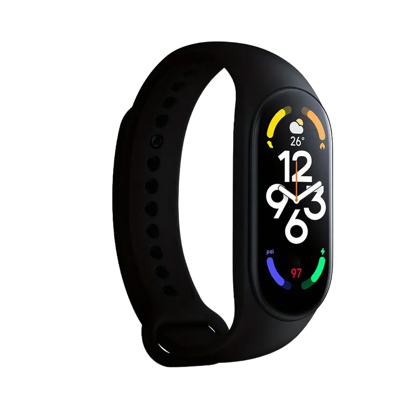 Smart Band Black - Fitness Tracker with Social Media Notifications-0